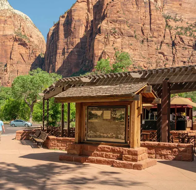 the outside area around castle dome cafe