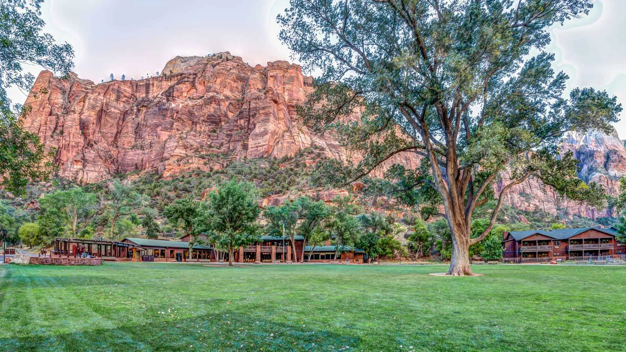 views of zion lodge